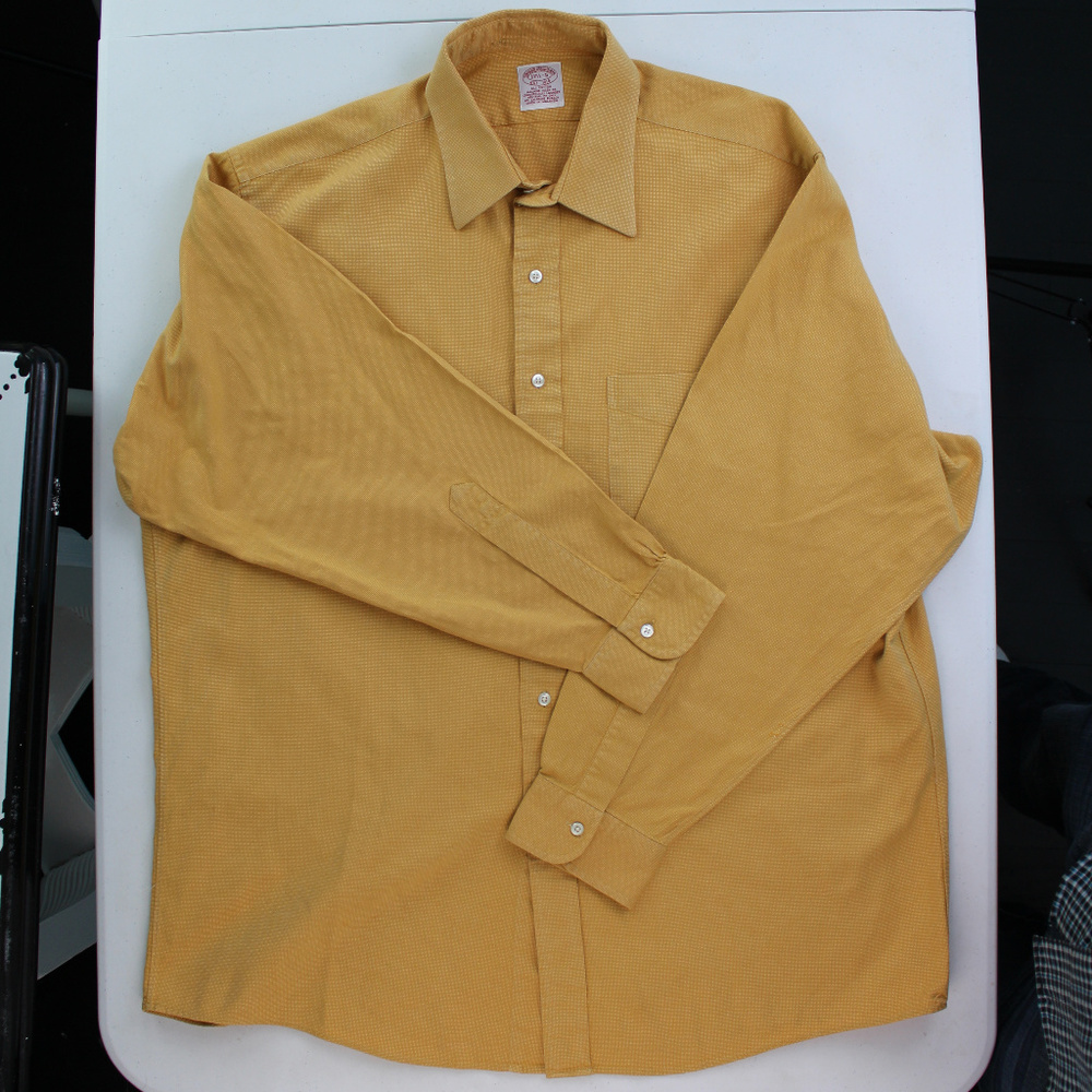 Brooks Brothers Long Sleeve Shirt Yellow